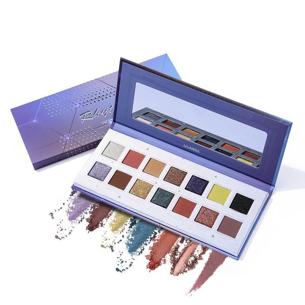 ucanbe brand rhythm eye shadow makeup palette 14 colors shimmer matte nude long lasting eye shadow luminous powder cosmetics 20sets/lot dhl
ucanbe brand rhythm eye shadow makeup palette 14 colors shimmer matte nude long lasting eye shadow luminous powder cosmetics 20sets/lot dhl