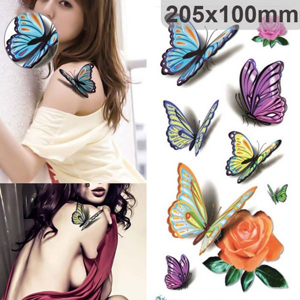 3pcs women 3d temporary tattoo sticker waterproof body decals fake tattoo art butterfly pattern tattoo sticker
3pcs women 3d temporary tattoo sticker waterproof body decals fake tattoo art butterfly pattern tattoo sticker
