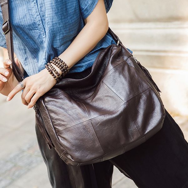 brand new bags genuine leather hobos handbag real cow leather tote female casual shoulder bag messenger bags purses for women
brand new bags genuine leather hobos handbag real cow leather tote female casual shoulder bag messenger bags purses for women