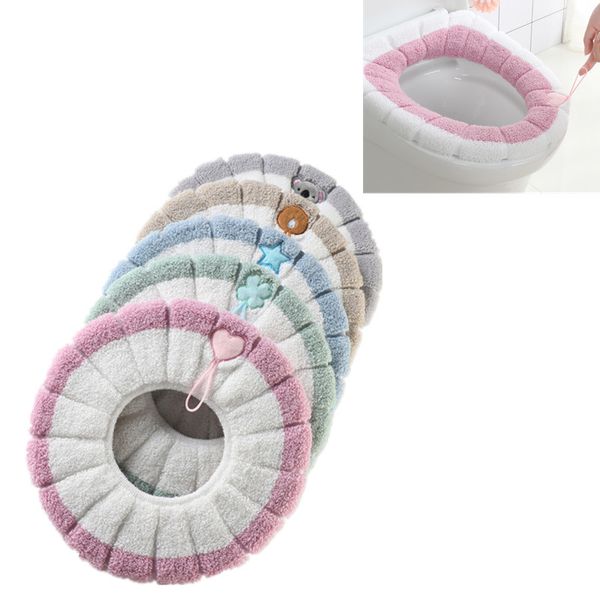household soft warm closestool mat washable elastic plush toilet seat cover with handle
household soft warm closestool mat washable elastic plush toilet seat cover with handle