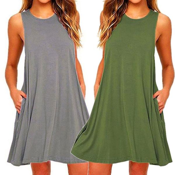 party dresses 2021 women's summer casual swing t-shirt beach cover up with pockets plus size loose dress, White;black
party dresses 2021 women's summer casual swing t-shirt beach cover up with pockets plus size loose dress, White;black
