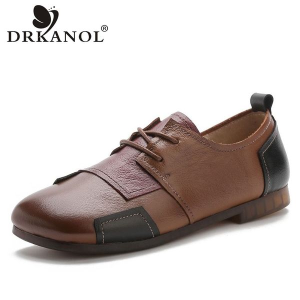 drkanol 2020 new spring autumn ladies shoes mixed colors genuine leather women flat shoes shallow vintage casual footwear, Black
drkanol 2020 new spring autumn ladies shoes mixed colors genuine leather women flat shoes shallow vintage casual footwear, Black