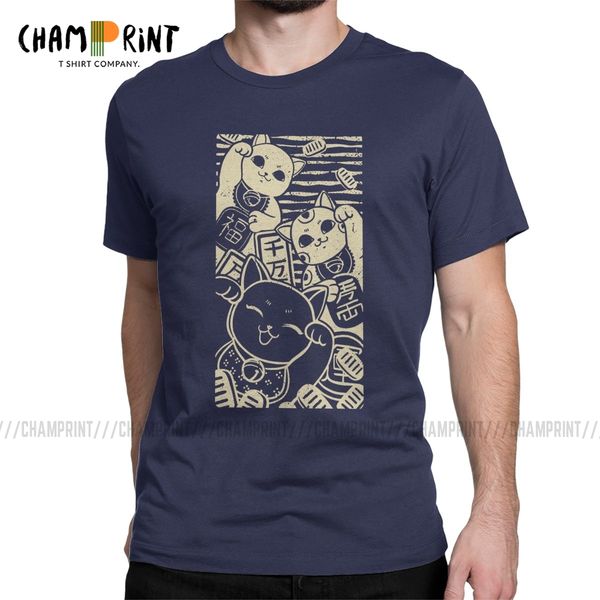 men's t-shirt wish me luck humor tees short sleeve maneki neko japan fortune cat t shirts round collar birthday present
men's t-shirt wish me luck humor tees short sleeve maneki neko japan fortune cat t shirts round collar birthday present