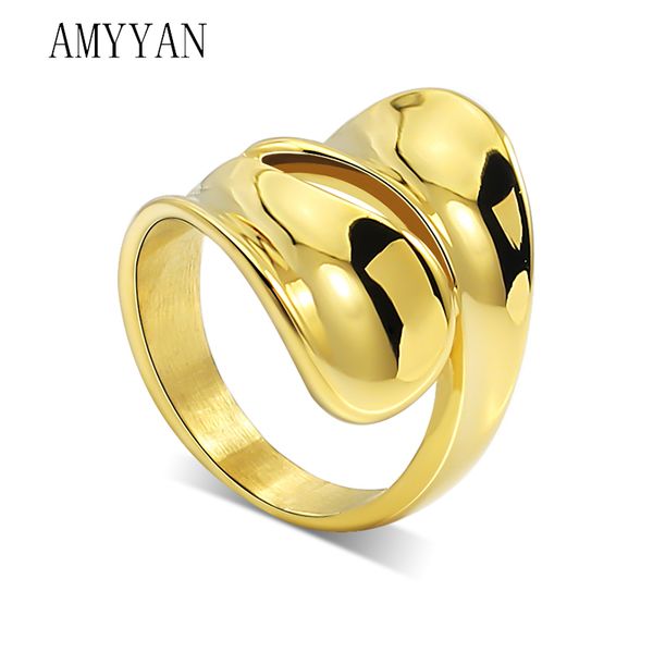 unique design 316l stainless steel ring for women 2 colors promise rings female wedding engagement present, Golden;silver
unique design 316l stainless steel ring for women 2 colors promise rings female wedding engagement present, Golden;silver