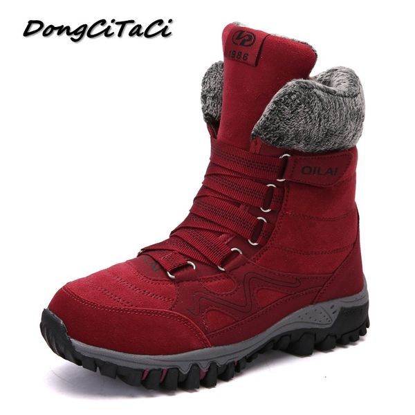dongcitaci fashion suede leather women snow boots winter warm plush women's boots waterproof ankle flat shoes 35-42 boats, Black
dongcitaci fashion suede leather women snow boots winter warm plush women's boots waterproof ankle flat shoes 35-42 boats, Black