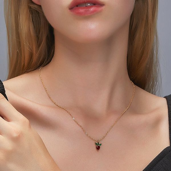 fashion tiny apple strawberry pendant necklaces for women girl kids korean sweet short clavicle chain rhinestone heart collar, Golden;silver
fashion tiny apple strawberry pendant necklaces for women girl kids korean sweet short clavicle chain rhinestone heart collar, Golden;silver