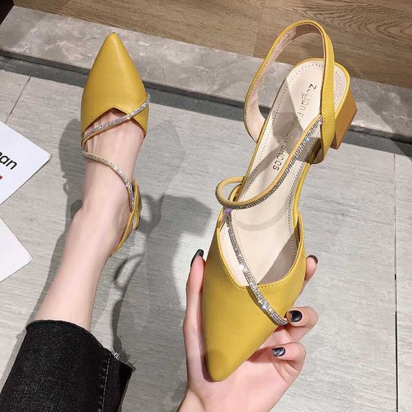 women's boots sandals spring 2020 new fashion pointy shallow mouth rhinestone slippers, Black
women's boots sandals spring 2020 new fashion pointy shallow mouth rhinestone slippers, Black