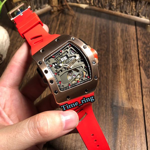 edition rm70-01 skeleton dial rose gold steel case japan miyota automatic movement rm70-01 mens watch rubber strap designer watches, Slivery;brown
edition rm70-01 skeleton dial rose gold steel case japan miyota automatic movement rm70-01 mens watch rubber strap designer watches, Slivery;brown
