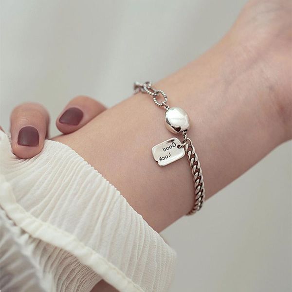 vintage square letter bead luck bracelets fashion lock chain bracelet for women girl trendy charm bracelets bangles jewelry, Golden;silver
vintage square letter bead luck bracelets fashion lock chain bracelet for women girl trendy charm bracelets bangles jewelry, Golden;silver