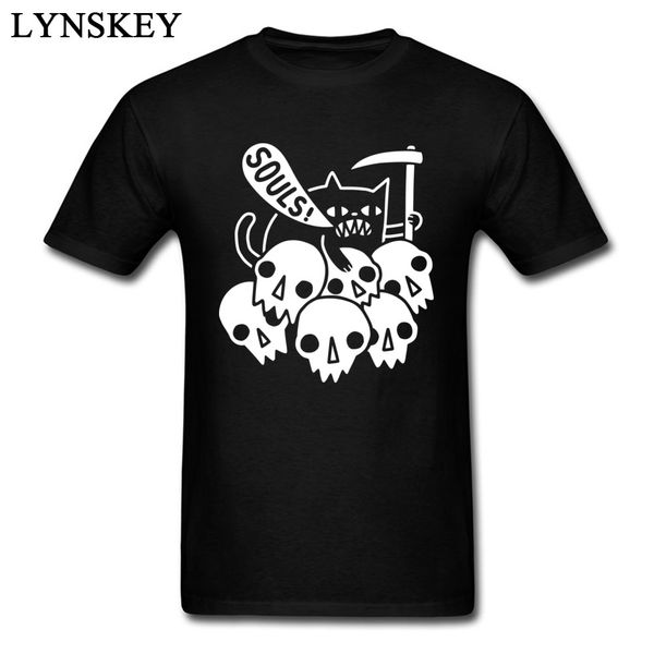 funny skull t-shirt cat got your soul cartoon print & tees for men o neck 100% cotton fabric short sleeve
funny skull t-shirt cat got your soul cartoon print & tees for men o neck 100% cotton fabric short sleeve