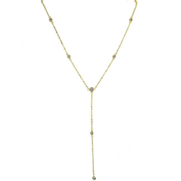 chains long tassel y necklace crystal cz pave chain wedding party women gold rhinestone statement choker jewelry, Silver
chains long tassel y necklace crystal cz pave chain wedding party women gold rhinestone statement choker jewelry, Silver