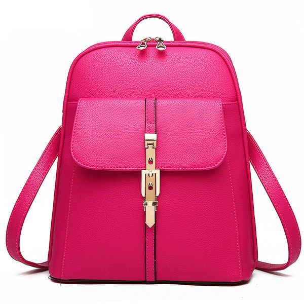 fashion women backpack pu leather youth leather backpacks for teenage girls female school shoulder bag bagpack mochila rosered
fashion women backpack pu leather youth leather backpacks for teenage girls female school shoulder bag bagpack mochila rosered