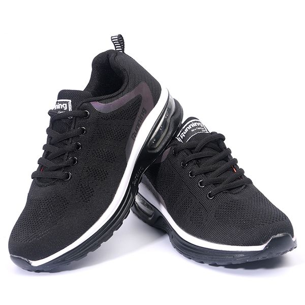 lightweight female shoes sport casual flat women shoes running breathable spring women plus size sneakers trainers, Black
lightweight female shoes sport casual flat women shoes running breathable spring women plus size sneakers trainers, Black