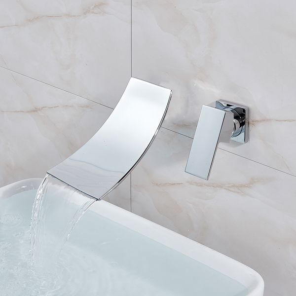 Waterfall Basin Faucets Wall Mount Waterfall Faucet Single Handle Mixer Tap Bathroom Basin Faucet
Waterfall Basin Faucets Wall Mount Waterfall Faucet Single Handle Mixer Tap Bathroom Basin Faucet