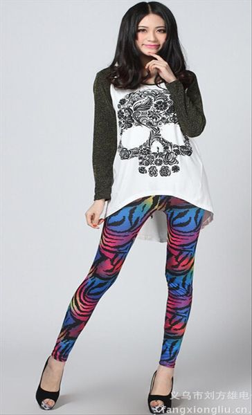 1pcs lot korean fashion fluorescent color splash zebra legging women legging ninth pants drop shipping good quality, Black
1pcs lot korean fashion fluorescent color splash zebra legging women legging ninth pants drop shipping good quality, Black