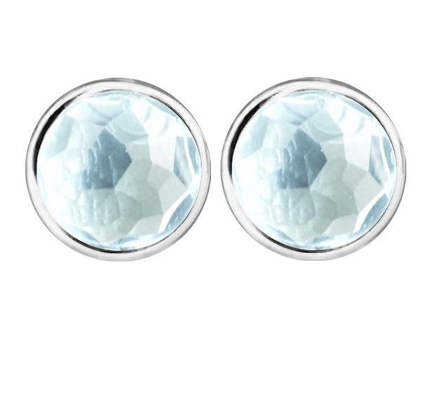 march droplets stud earrings with aqua blue crystal 100% 925 sterling silver jewelry 02, Golden;silver
march droplets stud earrings with aqua blue crystal 100% 925 sterling silver jewelry 02, Golden;silver