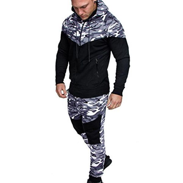 stylish bar men's camouflage run jogging suits clothes sports set long tracksuit and pants gym fitness workout tights clothing #, Gray
stylish bar men's camouflage run jogging suits clothes sports set long tracksuit and pants gym fitness workout tights clothing #, Gray