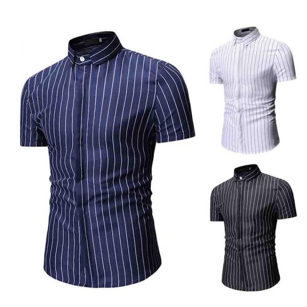 mens new style summer print turn down collar slim fit short sleeve shirt blouse business casual short sleeved shirt, White;black
mens new style summer print turn down collar slim fit short sleeve shirt blouse business casual short sleeved shirt, White;black