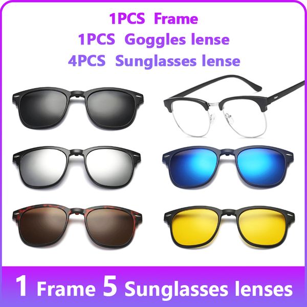benci tr90 clip on sunglasses men magnetic clip sunglasses women magnet optical myopia glasses frame with 5 lens, White;black
benci tr90 clip on sunglasses men magnetic clip sunglasses women magnet optical myopia glasses frame with 5 lens, White;black