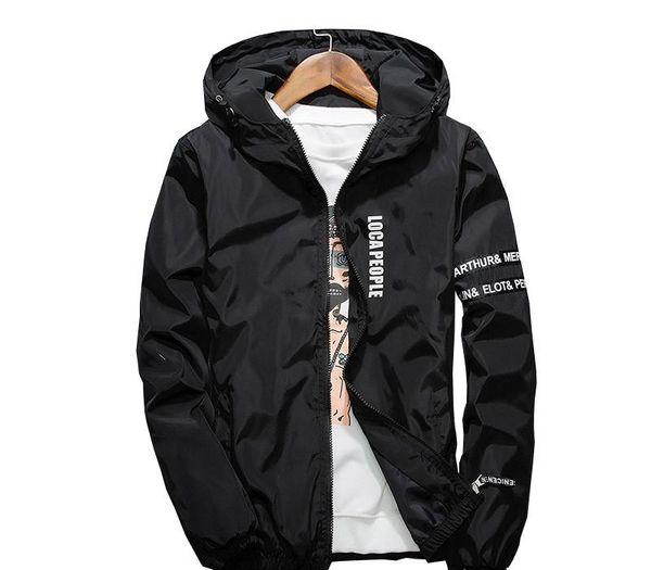 new casual jacket men spring autumn fashion windbreaker jacket men slim fit hooded thin zipper coat young jacket men outwear 4xl t200103, Black;brown
new casual jacket men spring autumn fashion windbreaker jacket men slim fit hooded thin zipper coat young jacket men outwear 4xl t200103, Black;brown