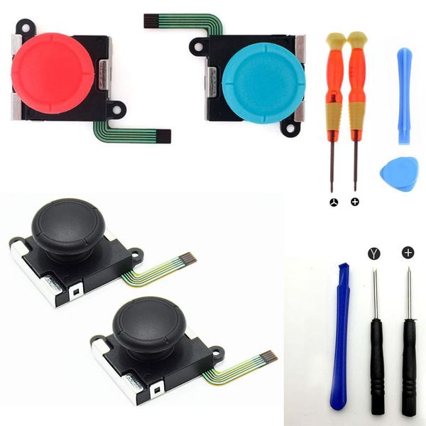 3d Analog Joystick Thumb Stick Grip Cap Button Key Module Control Repair Part For Switch Lite Ns Mini Joy-con Controller