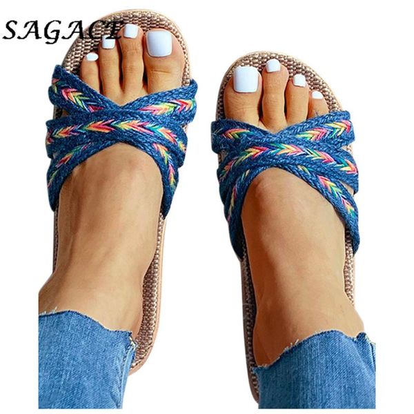 sagace women's slippers linen sandals striped open toe shoes beach sandals roman summer slippers women slip on casual, Black
sagace women's slippers linen sandals striped open toe shoes beach sandals roman summer slippers women slip on casual, Black