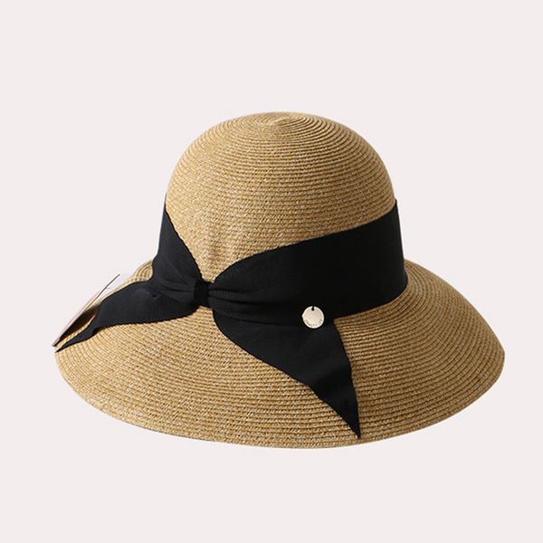 dolphin handmade women summer sun hat beach raffia straw hat black white bow ribbon cap temperament flat straw hats outdoor, Blue;gray
dolphin handmade women summer sun hat beach raffia straw hat black white bow ribbon cap temperament flat straw hats outdoor, Blue;gray