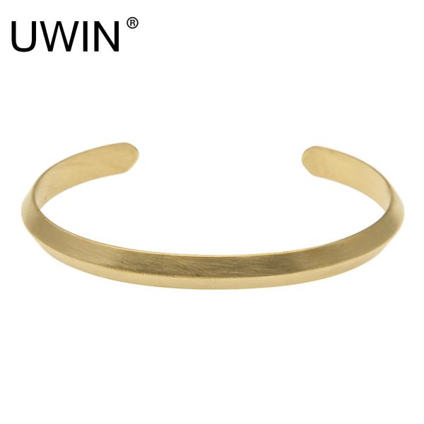 bangle uwin vintage men's hip hop 316l btitanium stainless steel color gold opening fashion punk jewelry, Black
bangle uwin vintage men's hip hop 316l btitanium stainless steel color gold opening fashion punk jewelry, Black