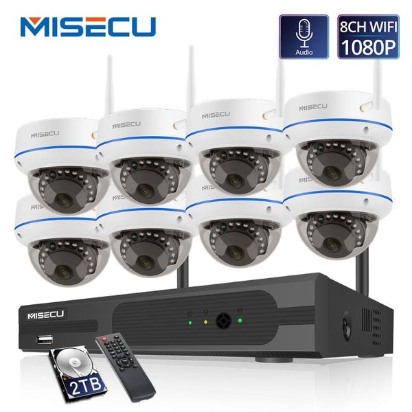 misecu 8ch 1080p hd wireless nvr system with 2.0mp indoor vandalproof wifi camera audio record ir night vision surveillance kit
misecu 8ch 1080p hd wireless nvr system with 2.0mp indoor vandalproof wifi camera audio record ir night vision surveillance kit