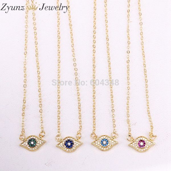 10 strands zyz330-3349 new cz paved eyes wedding necklace for women shiney color cubic zirconia pendant necklace, Silver
10 strands zyz330-3349 new cz paved eyes wedding necklace for women shiney color cubic zirconia pendant necklace, Silver