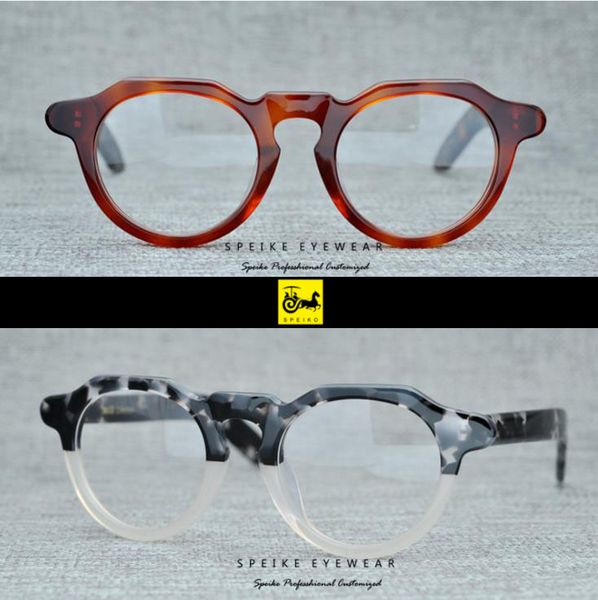 speiko hand made acetate myopia glasses reading glasses 1.74 anti-blue lens retro mask round style eyewear vintage, Black
speiko hand made acetate myopia glasses reading glasses 1.74 anti-blue lens retro mask round style eyewear vintage, Black