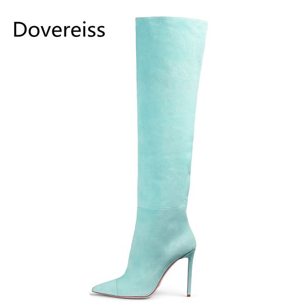 dovereiss fashion women's shoes winter yellow pink new elegant pointed toe knee high boots zipper concise mature 34-45, Black
dovereiss fashion women's shoes winter yellow pink new elegant pointed toe knee high boots zipper concise mature 34-45, Black