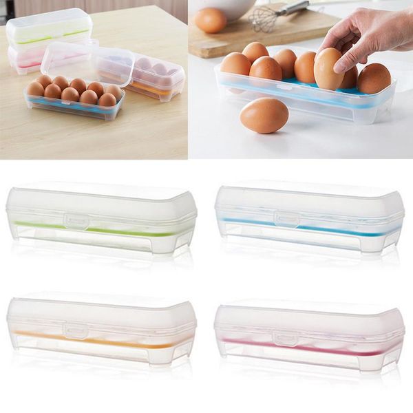 1pc 10 eggs tray thicken plastic transparent eggs storage container egg holder for home refrigerator kitchen egg crisper
1pc 10 eggs tray thicken plastic transparent eggs storage container egg holder for home refrigerator kitchen egg crisper