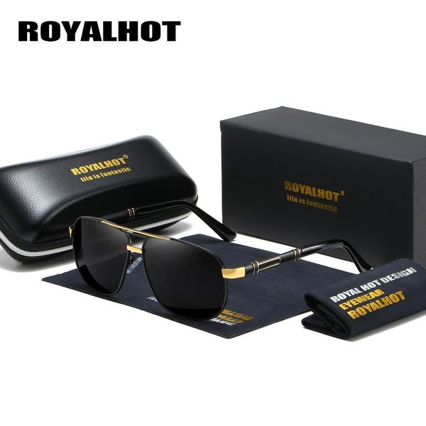 royalmen women polarized 2 beams sunglasses aloly frame sun glasses driving glasses shades oculos masculino male 90082, White;black
royalmen women polarized 2 beams sunglasses aloly frame sun glasses driving glasses shades oculos masculino male 90082, White;black