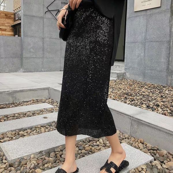 skirts herstory high waist women midi vintage sequined ladies skirt female bodycon party elegant chic slim bottoms, Black
skirts herstory high waist women midi vintage sequined ladies skirt female bodycon party elegant chic slim bottoms, Black