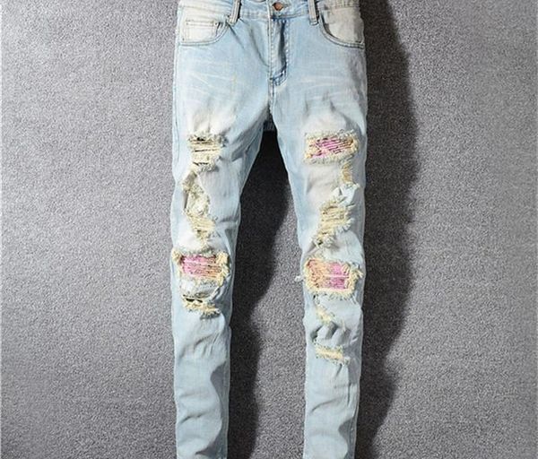 2020 men jeans clothing designer pants mens designer pants print army green destroyed mens pants de designer pour hommes, Blue
2020 men jeans clothing designer pants mens designer pants print army green destroyed mens pants de designer pour hommes, Blue