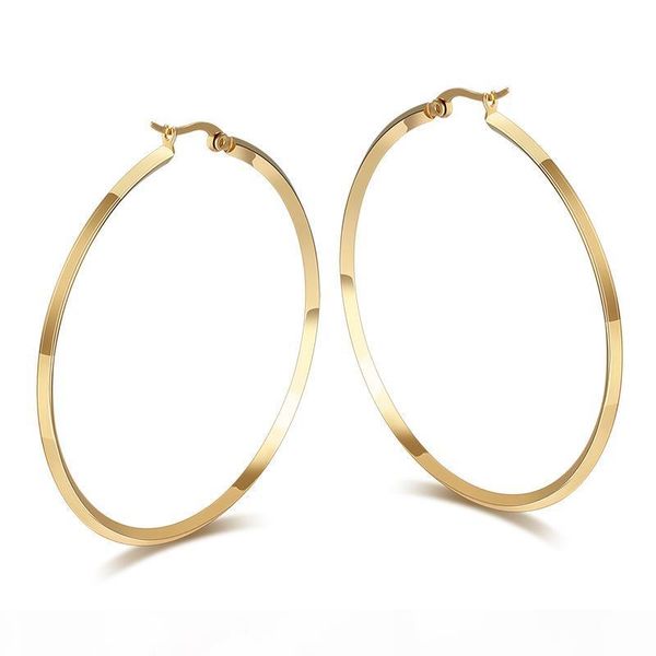 gold large hoop earrings matte gold color earings stainless steel circle earrings for women jewelry oorbellen, Golden;silver
gold large hoop earrings matte gold color earings stainless steel circle earrings for women jewelry oorbellen, Golden;silver
