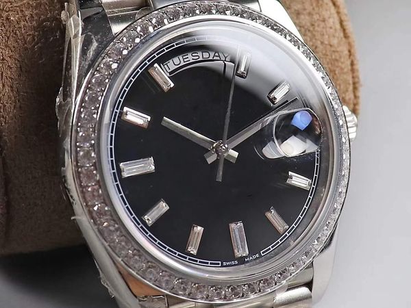 sapphire automatic watch mechanical mirror diamond watch ring 40 mm men's chain stainless day and date fully steel twojv, Slivery;brown
sapphire automatic watch mechanical mirror diamond watch ring 40 mm men's chain stainless day and date fully steel twojv, Slivery;brown