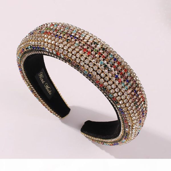 new baroque luxury shiny filling rhinestone headband hairband classical hair accessories for women thickening hairband, Golden;silver
new baroque luxury shiny filling rhinestone headband hairband classical hair accessories for women thickening hairband, Golden;silver