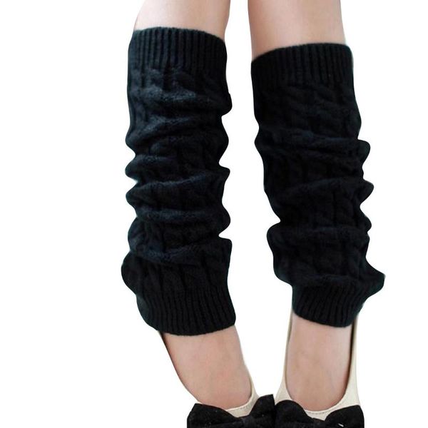 winter warm women knee high winter knit solid crochet leg warmer boot cuffs beenwarmers long warmers #38, Black;white
winter warm women knee high winter knit solid crochet leg warmer boot cuffs beenwarmers long warmers #38, Black;white