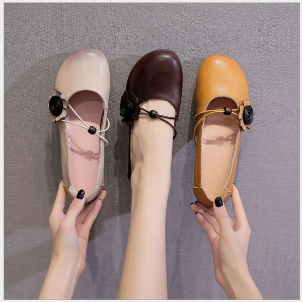 autumn new genuine leather women's shoes comfortable round head design yellow white black casual style low heel shoes soft sole
autumn new genuine leather women's shoes comfortable round head design yellow white black casual style low heel shoes soft sole