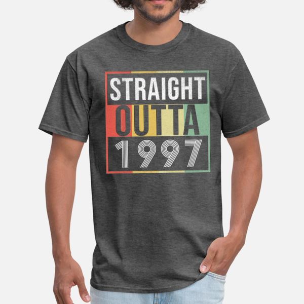 straight outta 1997 t shirt men create 100% cotton o neck leisure gift fashion spring original shirt
straight outta 1997 t shirt men create 100% cotton o neck leisure gift fashion spring original shirt