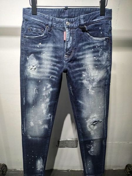 2020 men's designer distressed ripped skinny jeans fashion luxury italian slim motorcycle mens denim pants hip hop black jeans, Blue
2020 men's designer distressed ripped skinny jeans fashion luxury italian slim motorcycle mens denim pants hip hop black jeans, Blue