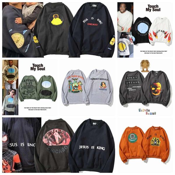 2020 european and american trend spring new kanye men's pullover sweater couple sweater trendy men loose sweater men, Black
2020 european and american trend spring new kanye men's pullover sweater couple sweater trendy men loose sweater men, Black