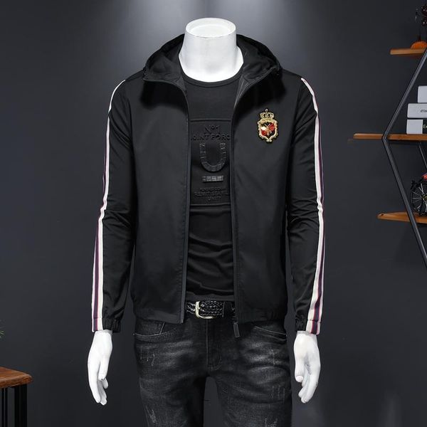 luxury mens designer jackets printing high-end pure color windbreaker embroidery multiple colour mens clothing, Black;brown
luxury mens designer jackets printing high-end pure color windbreaker embroidery multiple colour mens clothing, Black;brown