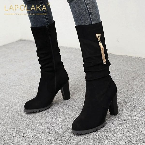brand new большие размеры 48 высокие каблуки elegang офис дамы моды середины икры сапоги зимние женские женская обувь обувь, Black
brand new большие размеры 48 высокие каблуки elegang офис дамы моды середины икры сапоги зимние женские женская обувь обувь, Black