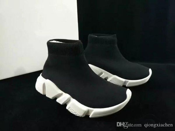 superstar kids women fashion stretch fabric high breathable slip on socks shoes ankle running shoes flat zapatos, Black