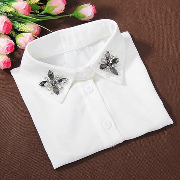 neck ties women artificial diamond pearl lapel fake false collar detachable, Blue;purple
neck ties women artificial diamond pearl lapel fake false collar detachable, Blue;purple