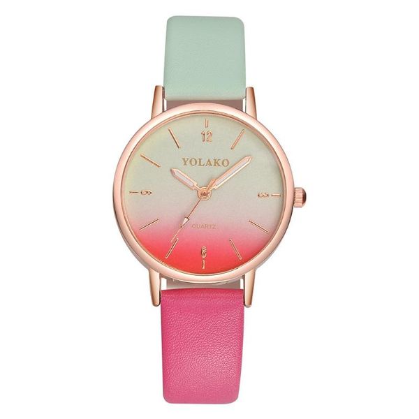 fashion women ladies gradient color leather watches wholesale female students colourful casual gift party watches, Slivery;brown
fashion women ladies gradient color leather watches wholesale female students colourful casual gift party watches, Slivery;brown