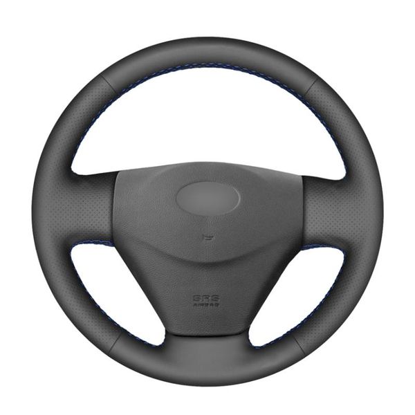 hand-stitched black pu artificial leather car steering wheel cover for getz (facelift) accent 2006-2011 kia rio rio5
hand-stitched black pu artificial leather car steering wheel cover for getz (facelift) accent 2006-2011 kia rio rio5